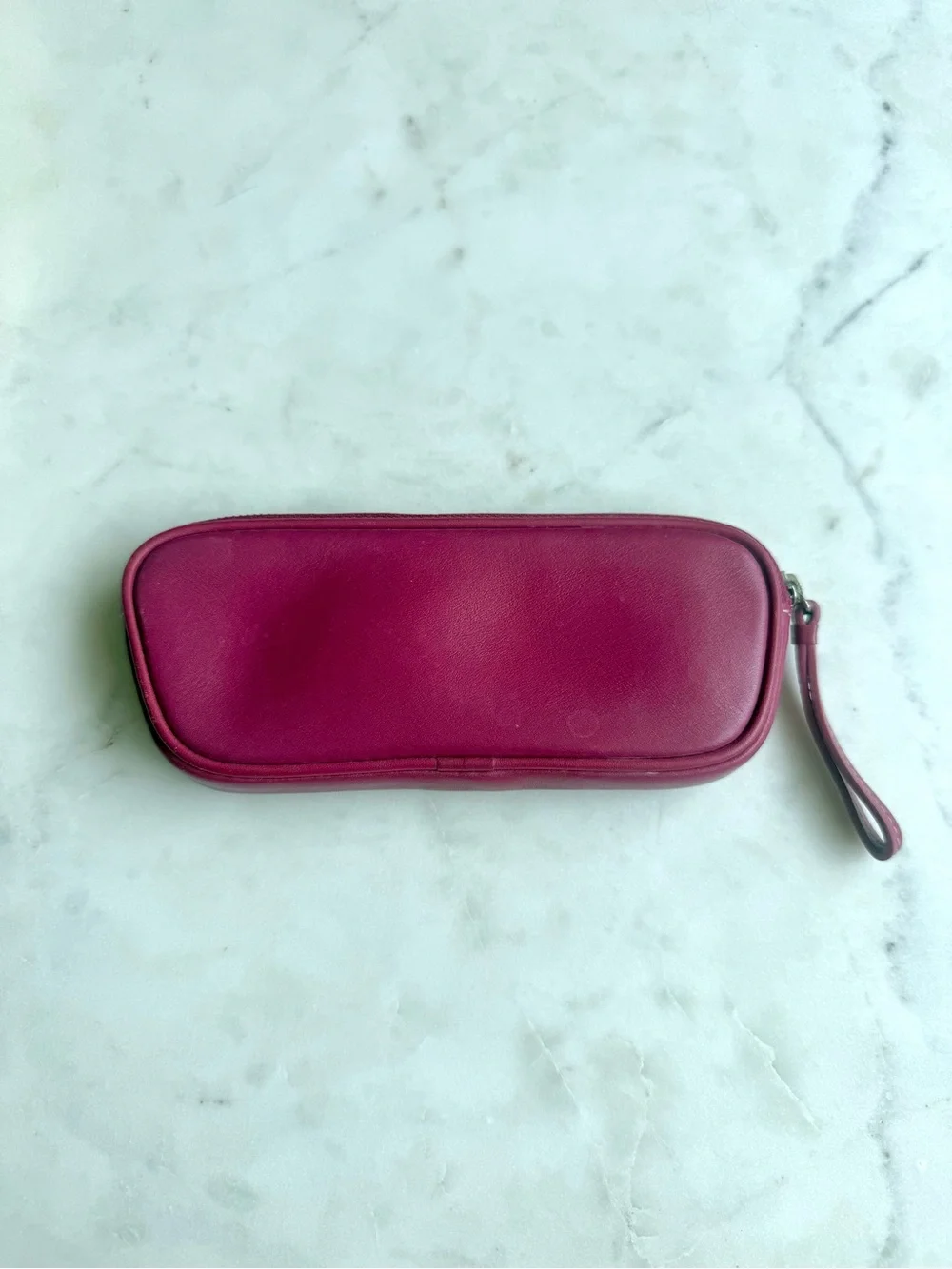 Vintage Coach Fuchsia Soft Leather Glasses Case